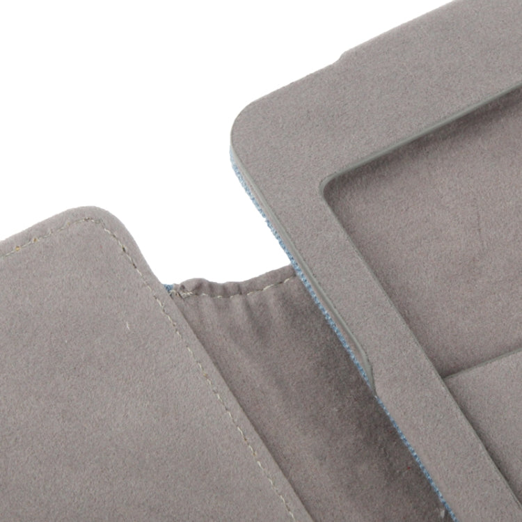 Denim Style Leather Case with 2-angle Holder & Credit Card Slots for iPad mini 1 / 2 / 3