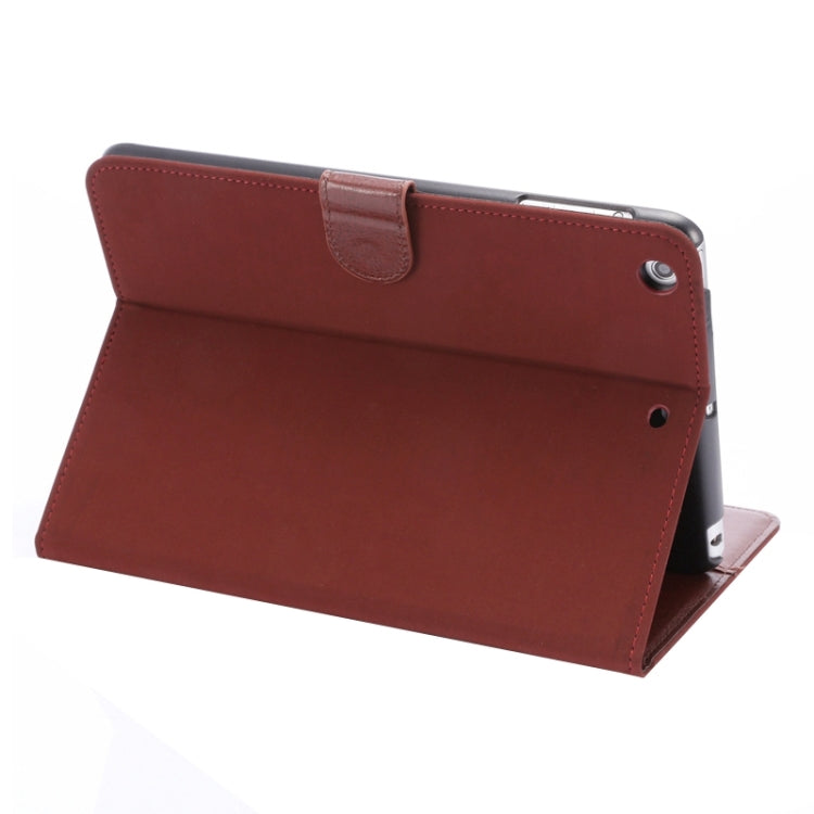 Canvas Texture Leather Case with Holder & Card Slots & Sleep Function for iPad Mini3 / Mini 2