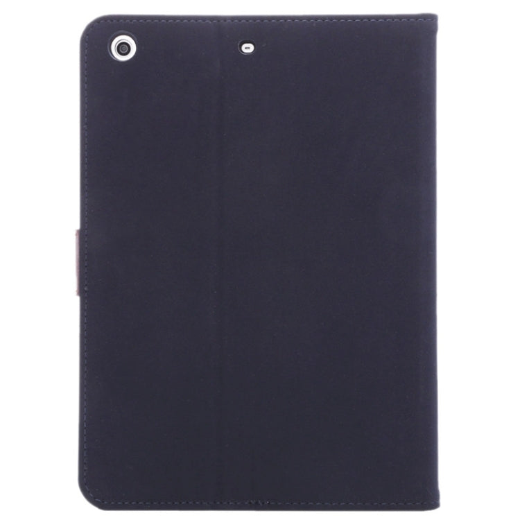 Canvas Texture Leather Case with Holder & Card Slots & Sleep Function for iPad Mini3 / Mini 2