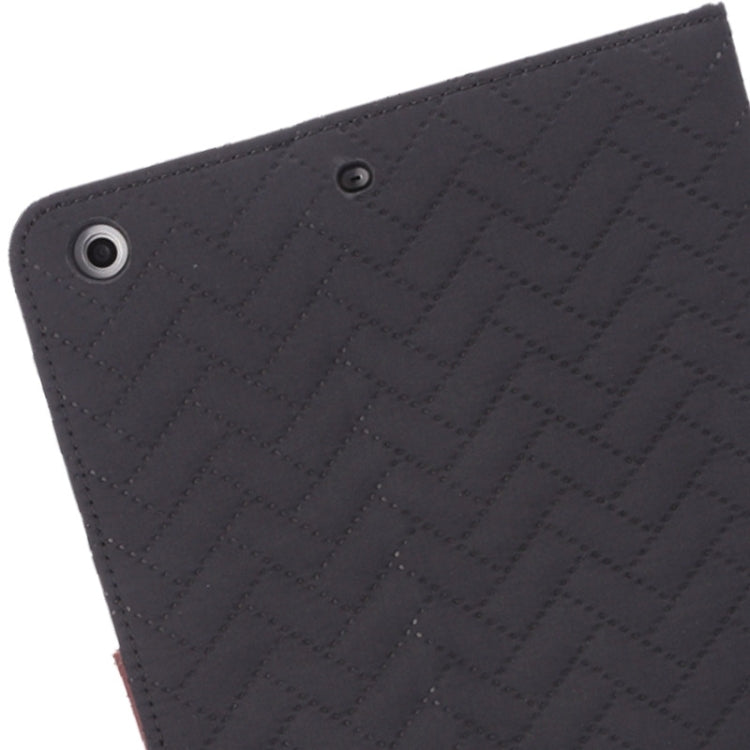 Plaid Texture Leather Case with Holder & Card Slots & Wallet & Sleep Function for iPad Mini3 / Mini 2