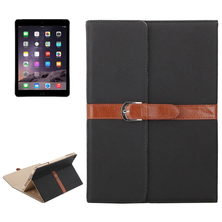 Bussiness Style Horizontal Flip Leather Case with 2-Folding Holder & Buckle for iPad mini 3 / 2 / 1