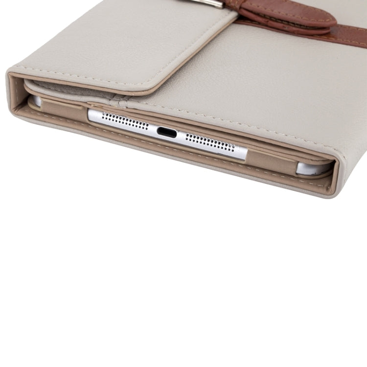 Bussiness Style Horizontal Flip Leather Case with 2-Folding Holder & Buckle for iPad mini 3 / 2 / 1