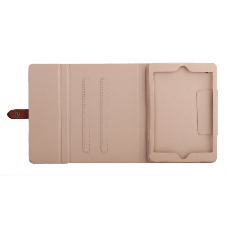 Bussiness Style Horizontal Flip Leather Case with 2-Folding Holder & Buckle for iPad mini 3 / 2 / 1