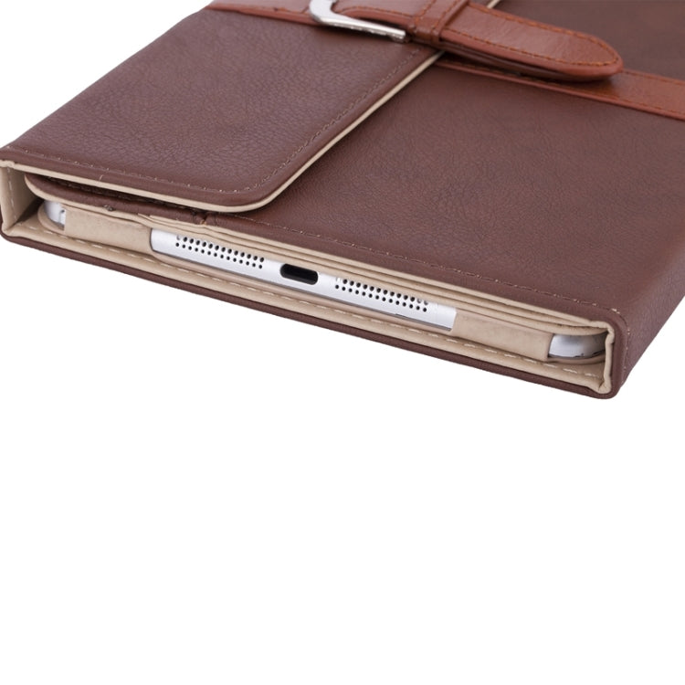 Bussiness Style Horizontal Flip Leather Case with 2-Folding Holder & Buckle for iPad mini 3 / 2 / 1
