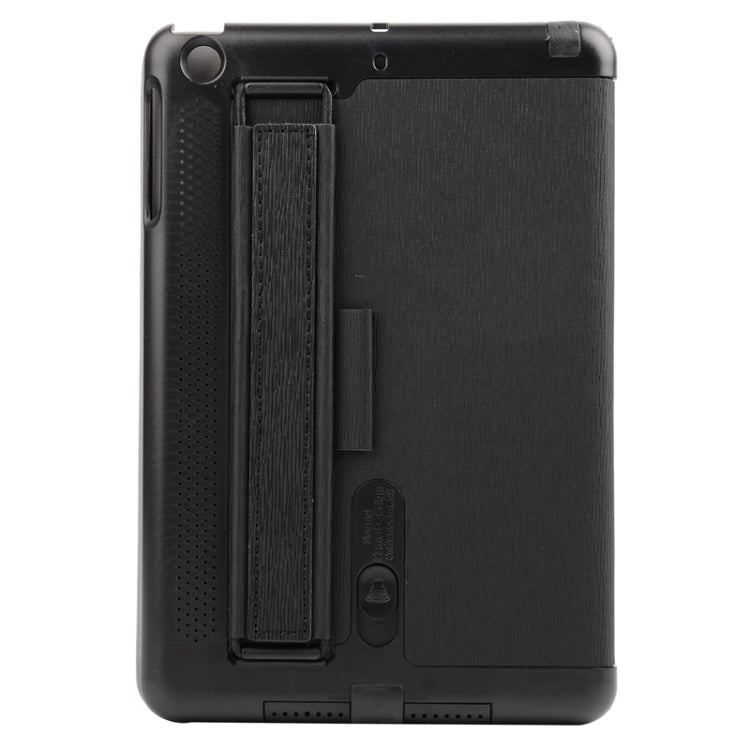 Toothpick Texture Horizontal Flip Solid Color Leather Case with Holder & Hand Strap for iPad mini 3 / 2 /1