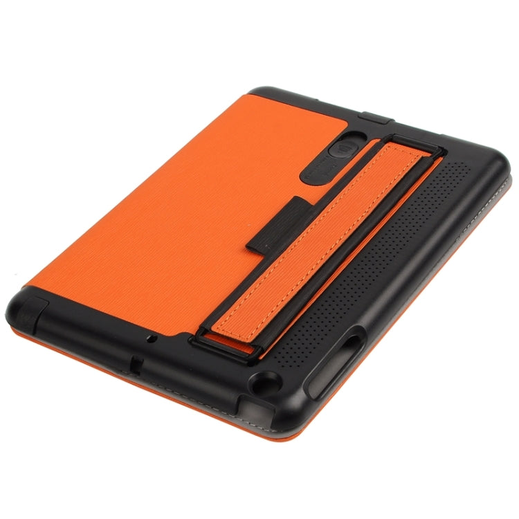 Toothpick Texture Horizontal Flip Solid Color Leather Case with Holder & Hand Strap for iPad mini 3 / 2 /1