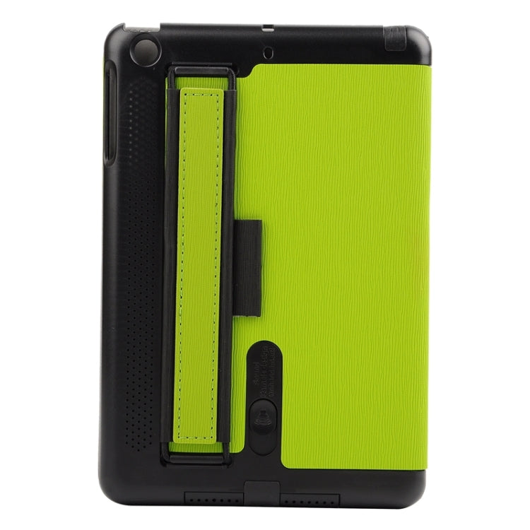 Toothpick Texture Horizontal Flip Solid Color Leather Case with Holder & Hand Strap for iPad mini 3 / 2 /1