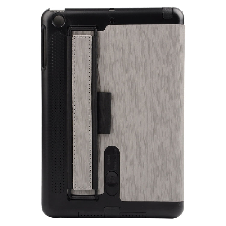 Toothpick Texture Horizontal Flip Solid Color Leather Case with Holder & Hand Strap for iPad mini 3 / 2 /1