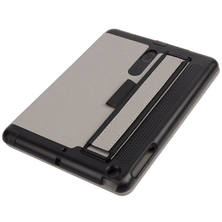 Toothpick Texture Horizontal Flip Solid Color Leather Case with Holder & Hand Strap for iPad mini 3 / 2 /1
