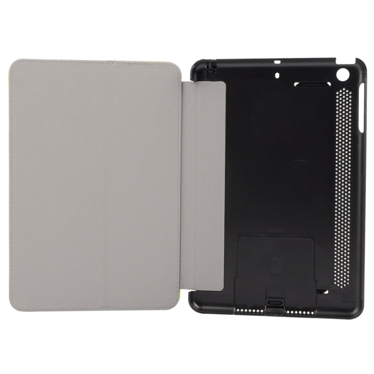 Toothpick Texture Horizontal Flip Solid Color Leather Case with Holder & Hand Strap for iPad mini 3 / 2 /1