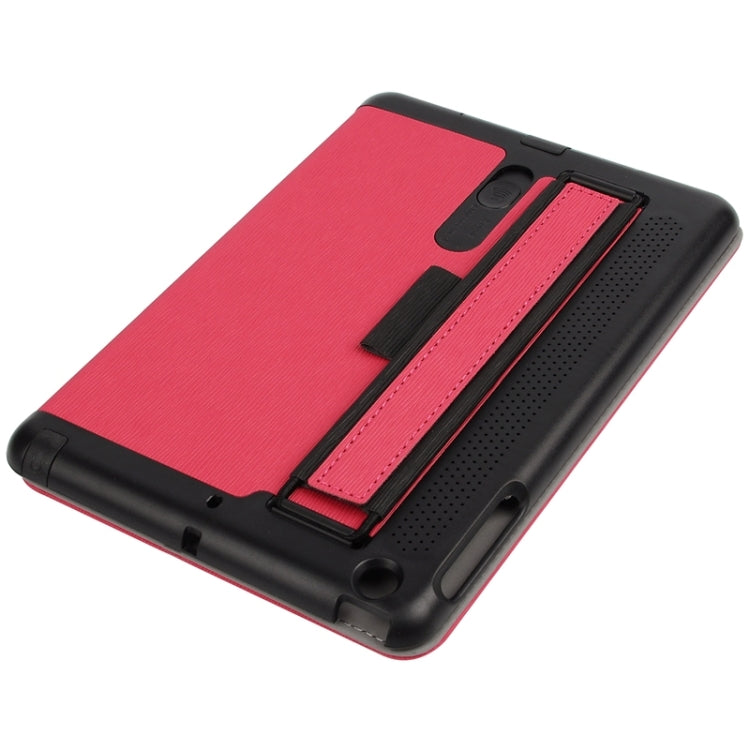 Toothpick Texture Horizontal Flip Solid Color Leather Case with Holder & Hand Strap for iPad mini 3 / 2 /1