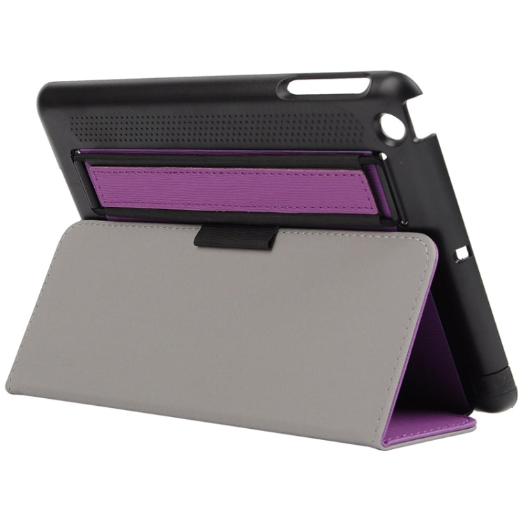 Toothpick Texture Horizontal Flip Solid Color Leather Case with Holder & Hand Strap for iPad mini 3 / 2 /1