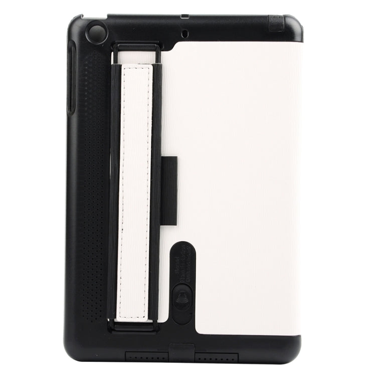 Toothpick Texture Horizontal Flip Solid Color Leather Case with Holder & Hand Strap for iPad mini 3 / 2 /1