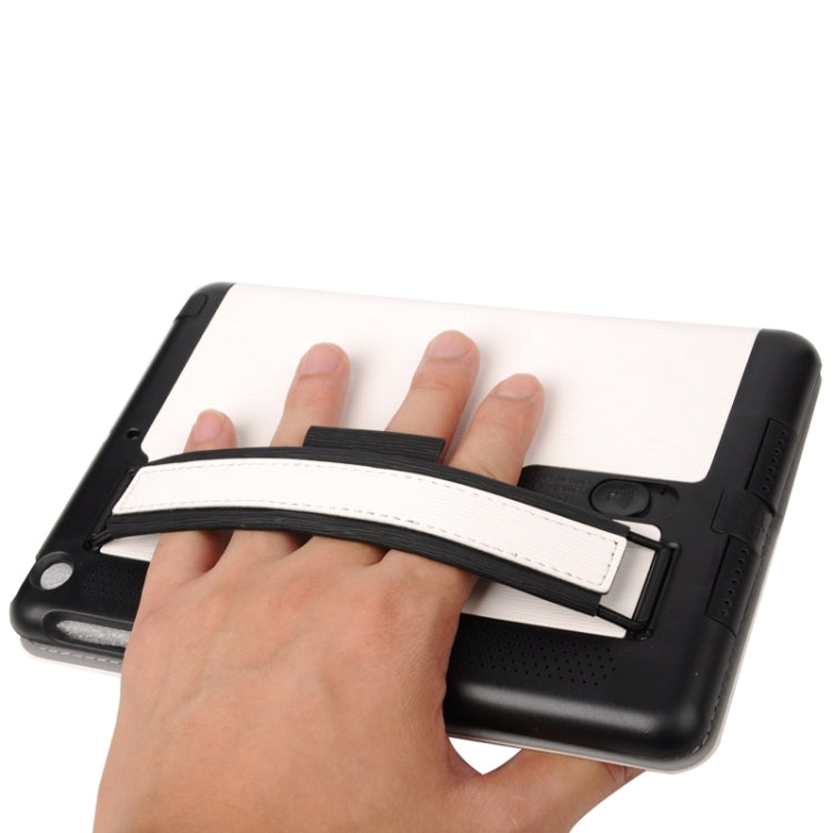Toothpick Texture Horizontal Flip Solid Color Leather Case with Holder & Hand Strap for iPad mini 3 / 2 /1