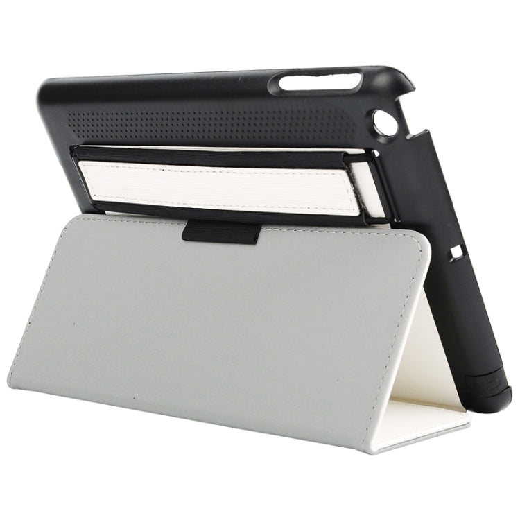 Toothpick Texture Horizontal Flip Solid Color Leather Case with Holder & Hand Strap for iPad mini 3 / 2 /1