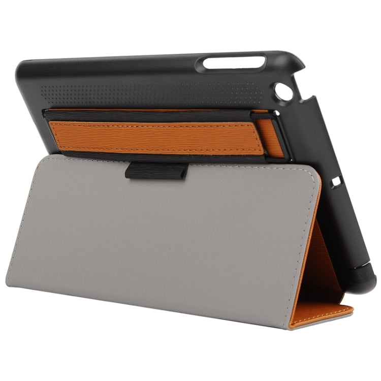 Toothpick Texture Horizontal Flip Solid Color Leather Case with Holder & Hand Strap for iPad mini 3 / 2 /1
