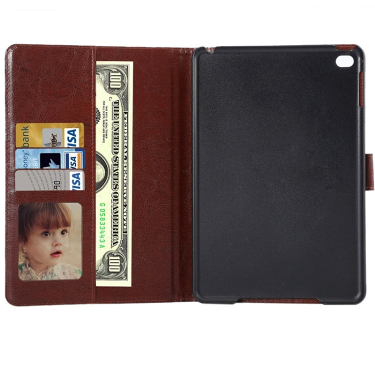 Denim Texture Leather Case with Card Slots & Holder & Wallet & Sleep / Wake-up Function for iPad mini 4