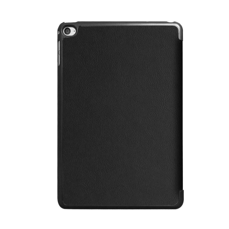 Custer Texture Horizontal Flip Smart Leather Case with 3-folding Holder for iPad Mini 4
