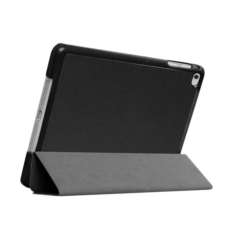 Custer Texture Horizontal Flip Smart Leather Case with 3-folding Holder for iPad Mini 4