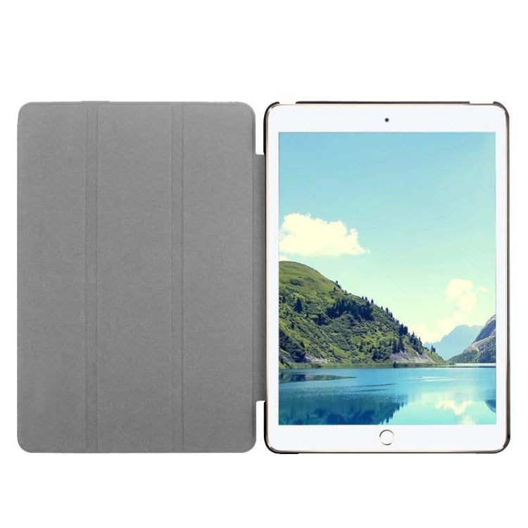 Custer Texture Horizontal Flip Smart Leather Case with 3-folding Holder for iPad Mini 4