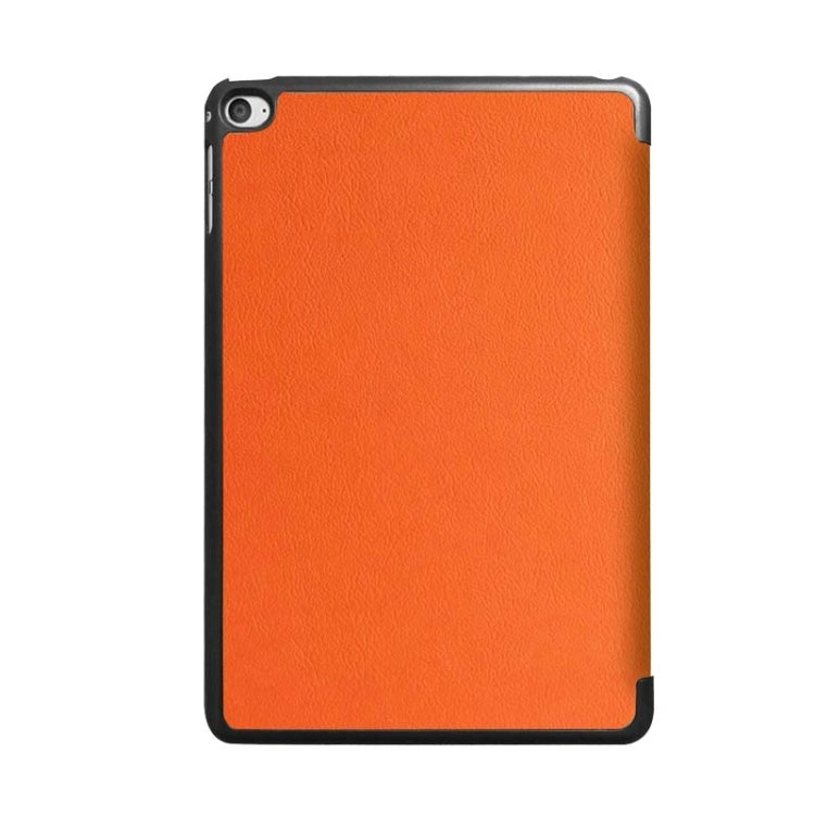 Custer Texture Horizontal Flip Smart Leather Case with 3-folding Holder for iPad Mini 4