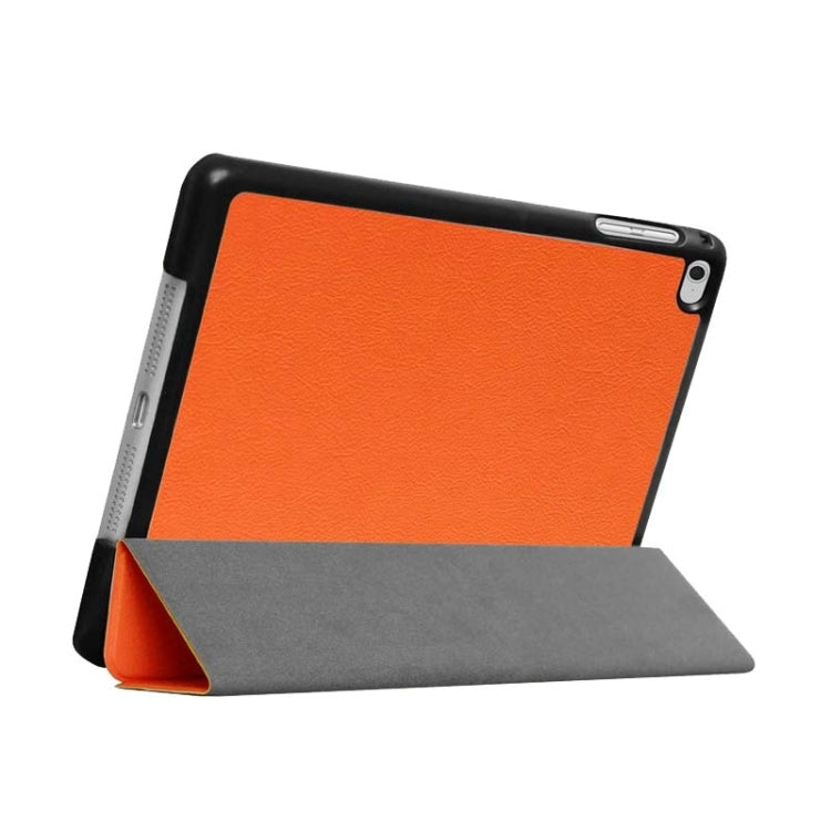 Custer Texture Horizontal Flip Smart Leather Case with 3-folding Holder for iPad Mini 4