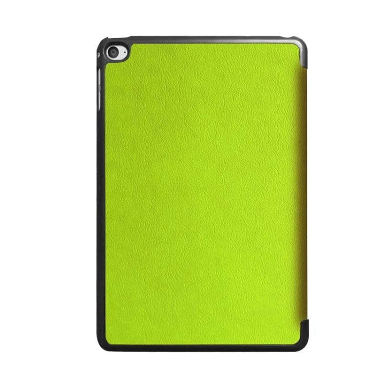 Custer Texture Horizontal Flip Smart Leather Case with 3-folding Holder for iPad Mini 4