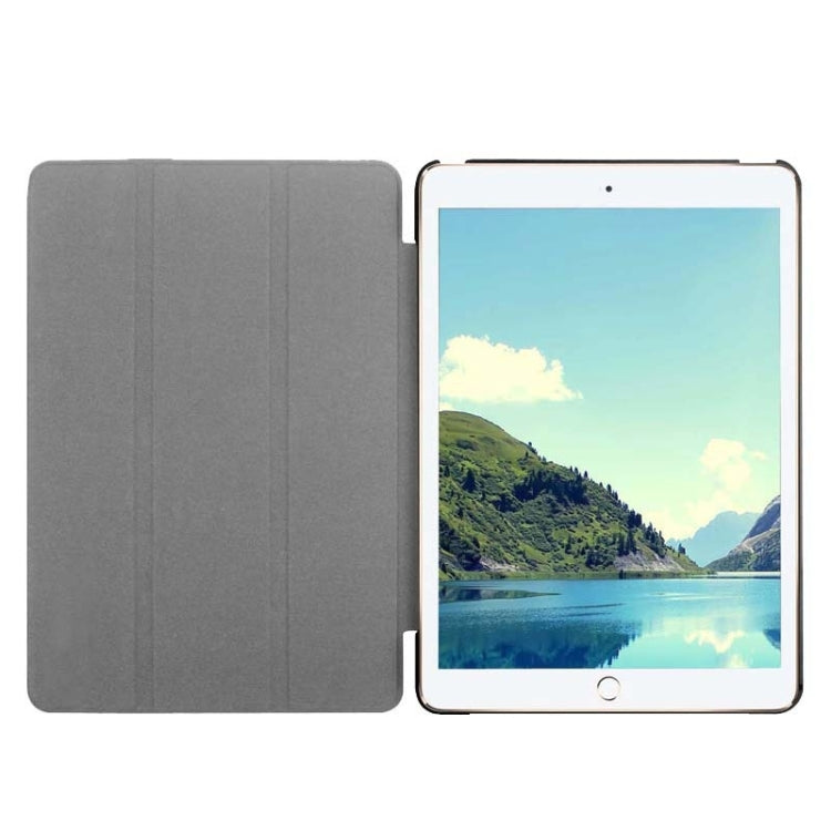 Custer Texture Horizontal Flip Smart Leather Case with 3-folding Holder for iPad Mini 4