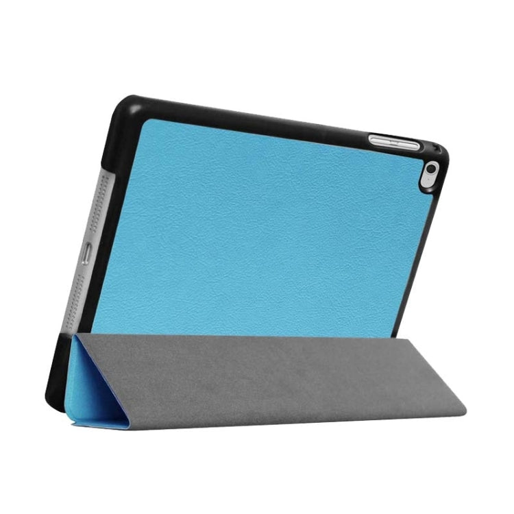 Custer Texture Horizontal Flip Smart Leather Case with 3-folding Holder for iPad Mini 4