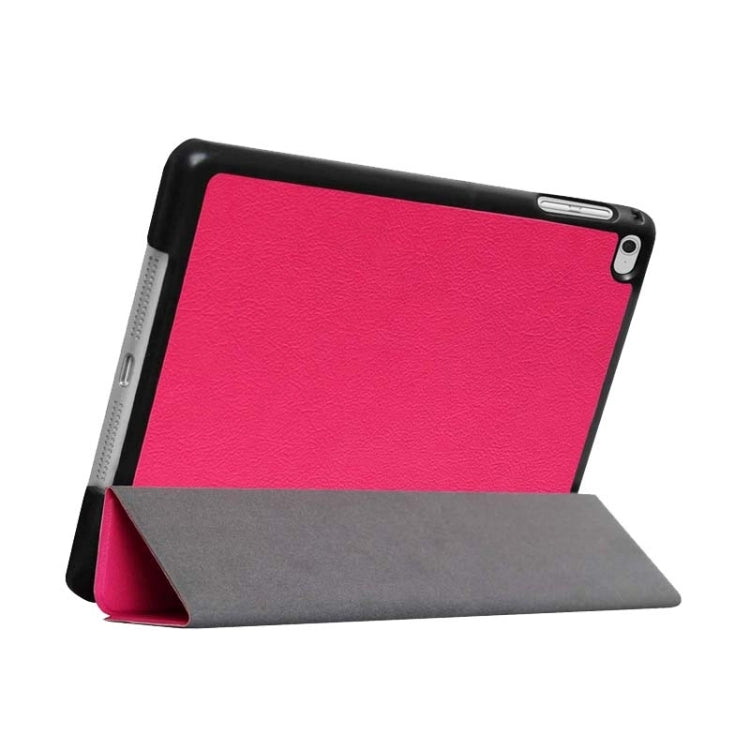 Custer Texture Horizontal Flip Smart Leather Case with 3-folding Holder for iPad Mini 4