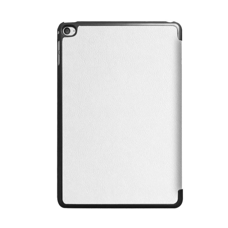 Custer Texture Horizontal Flip Smart Leather Case with 3-folding Holder for iPad Mini 4