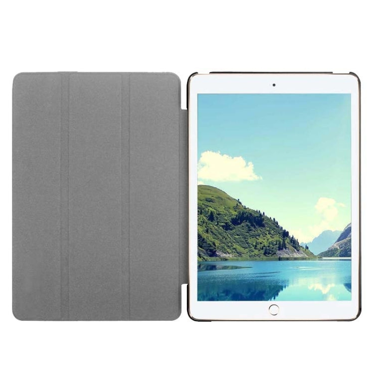 Custer Texture Horizontal Flip Smart Leather Case with 3-folding Holder for iPad Mini 4
