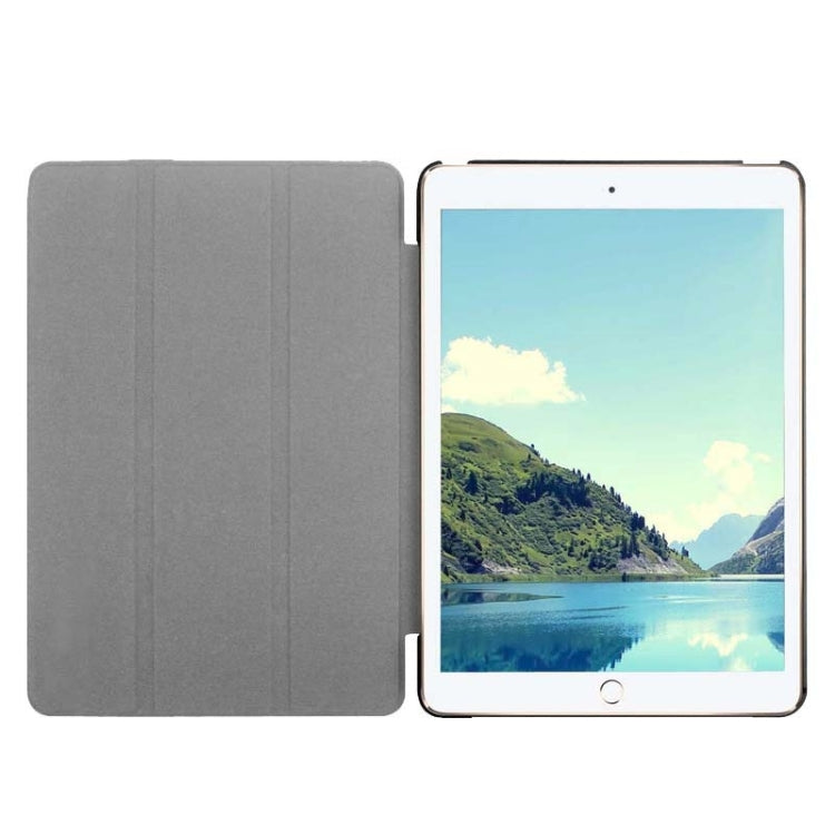 Custer Texture Horizontal Flip Smart Leather Case with 3-folding Holder for iPad Mini 4