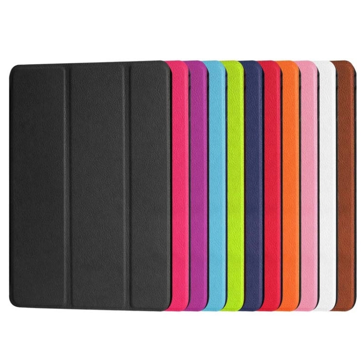 Custer Texture Horizontal Flip Smart Leather Case with 3-folding Holder for iPad Mini 4