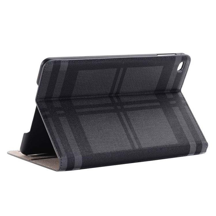 Grid Texture Horizontal Flip Smart Leather Case with Holder & Card Slots & Wallet for iPad Mini 4