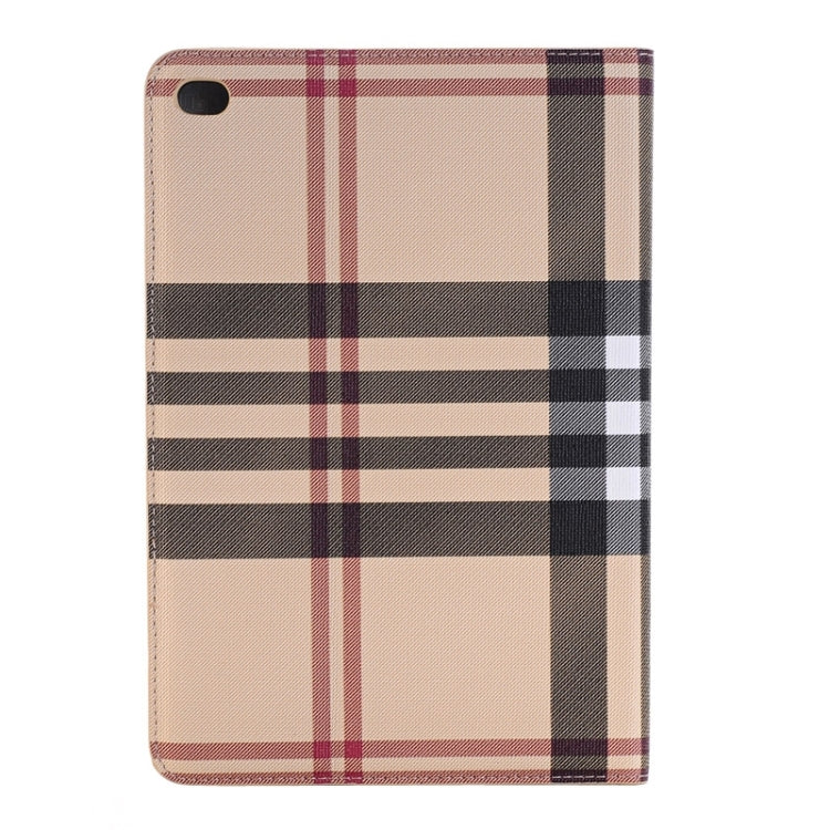 Grid Texture Horizontal Flip Smart Leather Case with Holder & Card Slots & Wallet for iPad Mini 4