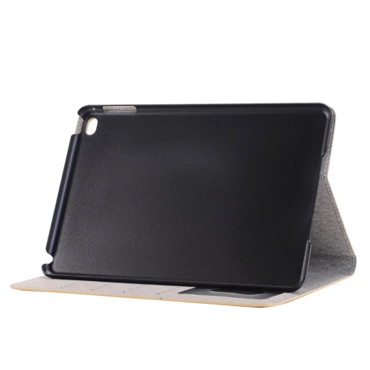 Grid Texture Horizontal Flip Smart Leather Case with Holder & Card Slots & Wallet for iPad Mini 4