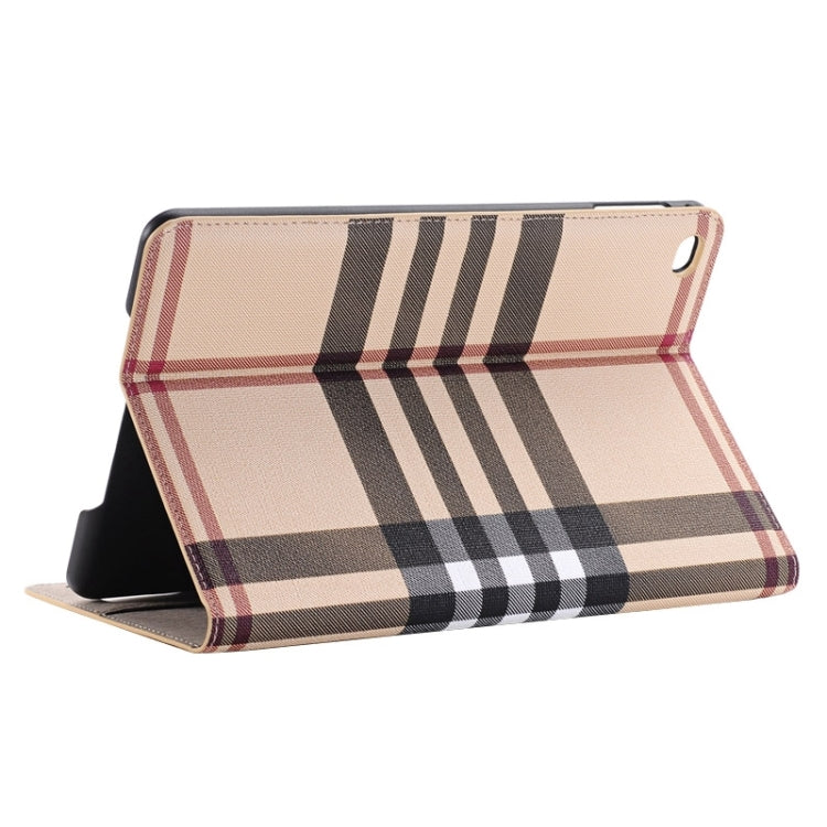 Grid Texture Horizontal Flip Smart Leather Case with Holder & Card Slots & Wallet for iPad Mini 4