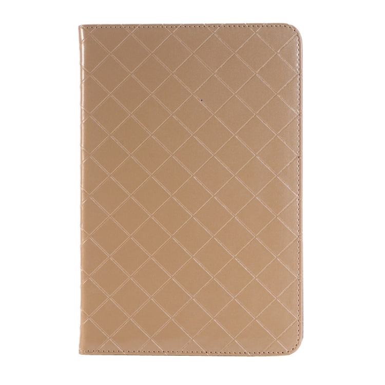 Bright Skin Grid Texture Horizontal Flip Smart Leather Case with Holder & Card Slots & Wallet for iPad Mini 4