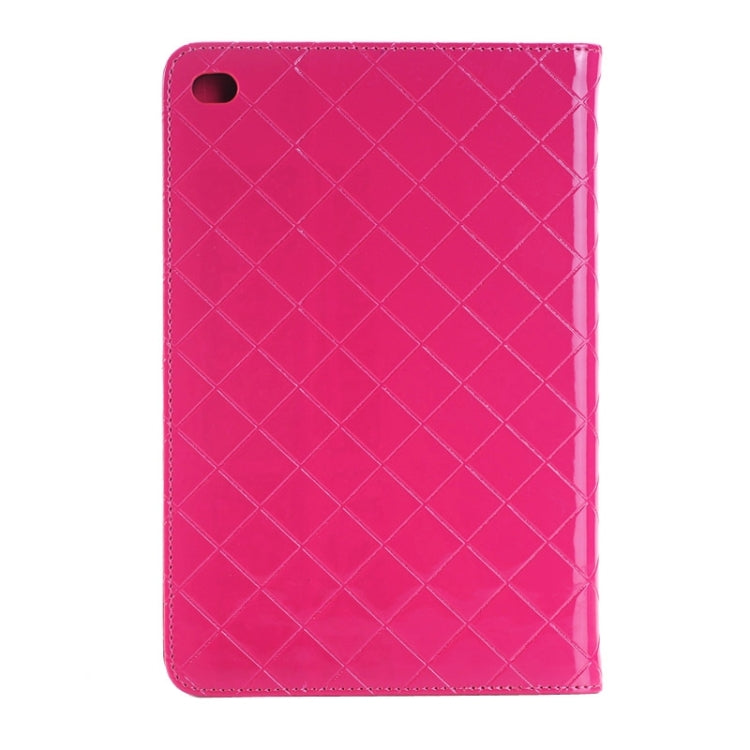 Bright Skin Grid Texture Horizontal Flip Smart Leather Case with Holder & Card Slots & Wallet for iPad Mini 4