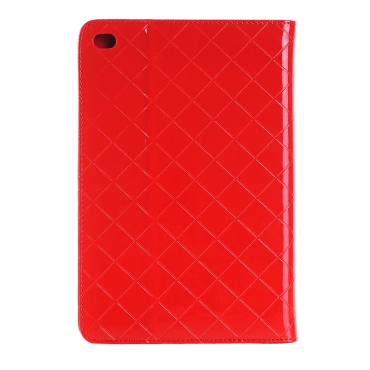Bright Skin Grid Texture Horizontal Flip Smart Leather Case with Holder & Card Slots & Wallet for iPad Mini 4