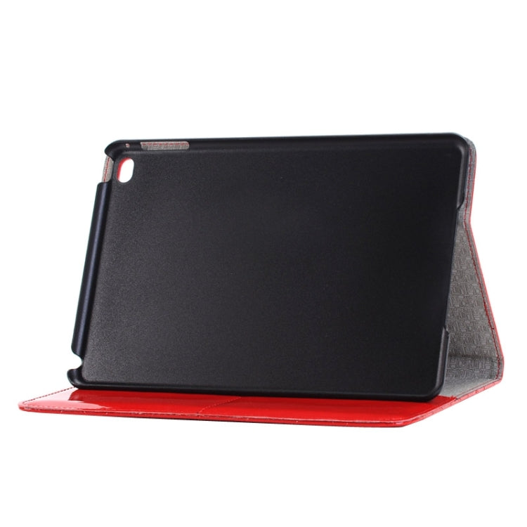Bright Skin Grid Texture Horizontal Flip Smart Leather Case with Holder & Card Slots & Wallet for iPad Mini 4