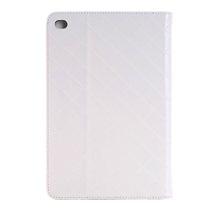 Bright Skin Grid Texture Horizontal Flip Smart Leather Case with Holder & Card Slots & Wallet for iPad Mini 4