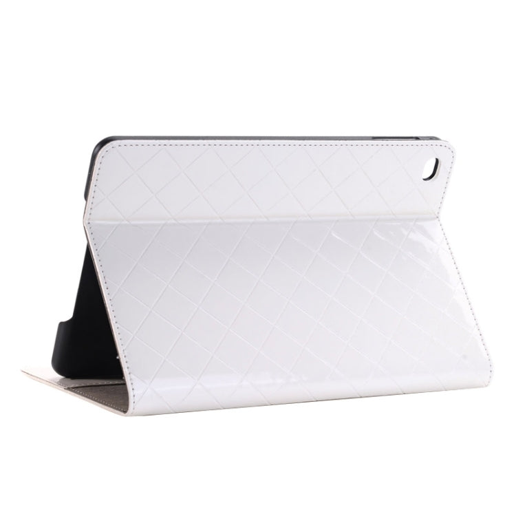 Bright Skin Grid Texture Horizontal Flip Smart Leather Case with Holder & Card Slots & Wallet for iPad Mini 4