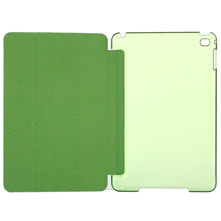 Horizontal Flip Leather Case with Three-Folding Holder & Sleep / Wake-up Function for iPad mini 4