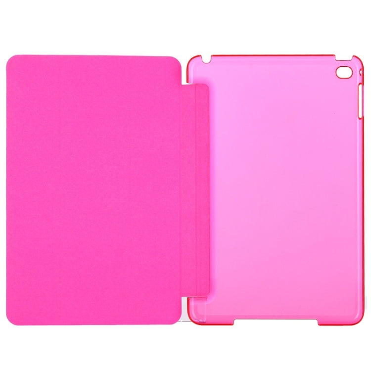 Horizontal Flip Leather Case with Three-Folding Holder & Sleep / Wake-up Function for iPad mini 4