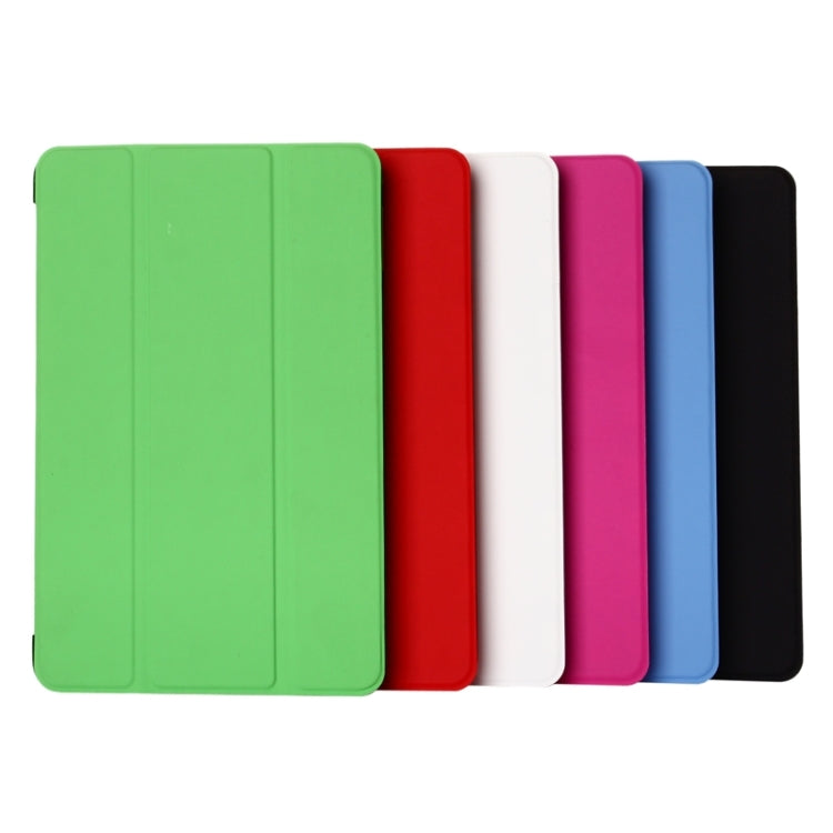 Horizontal Flip Leather Case with Three-Folding Holder & Sleep / Wake-up Function for iPad mini 4
