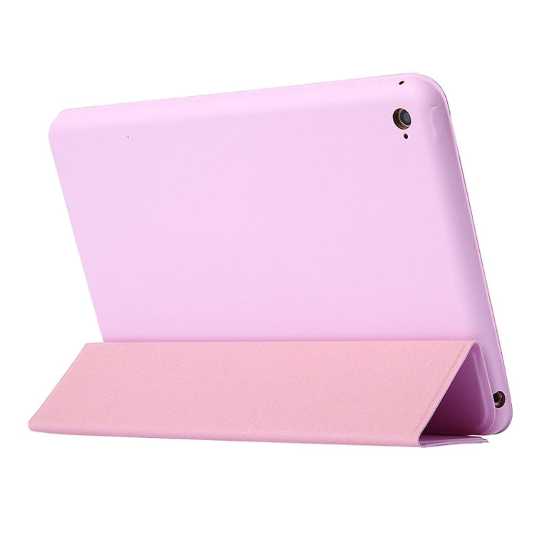 Horizontal Flip Solid Color Leather Case with Holder & Sleep / Wake-up Function for iPad mini 4
