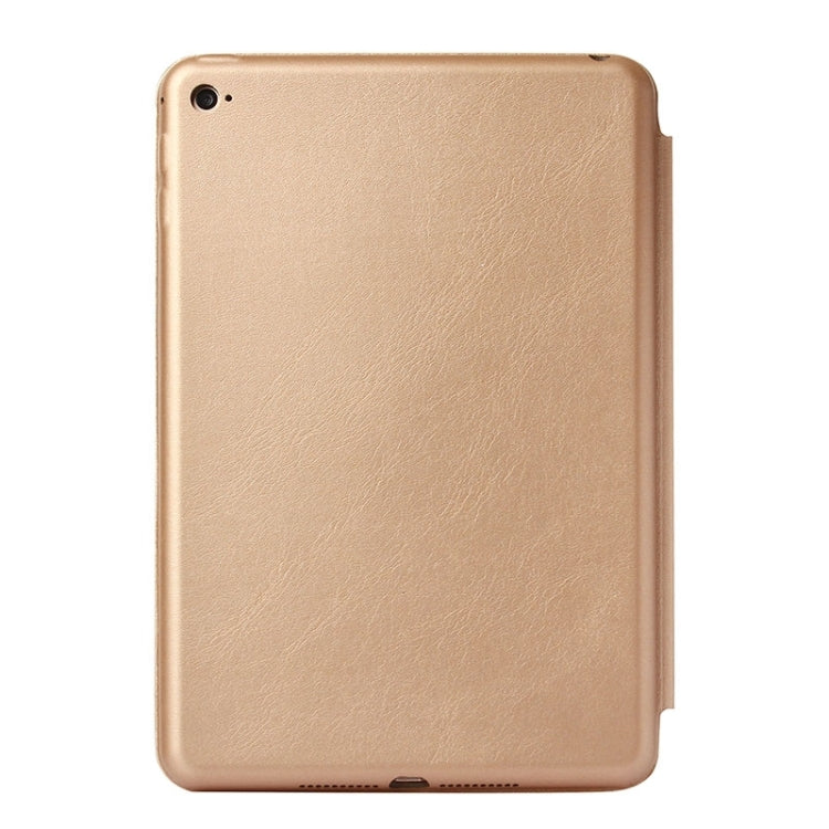 Horizontal Flip Solid Color Leather Case with Holder & Sleep / Wake-up Function for iPad mini 4