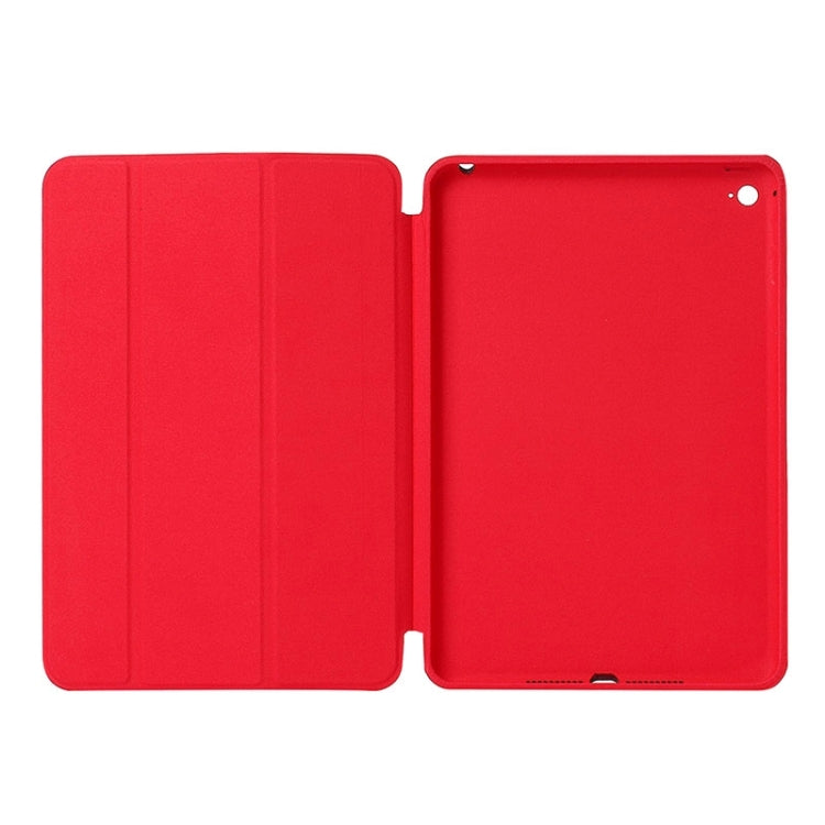 Horizontal Flip Solid Color Leather Case with Holder & Sleep / Wake-up Function for iPad mini 4